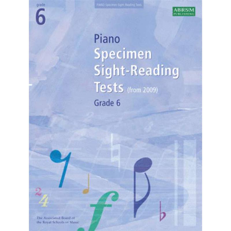 Specimen sight reading tests 6 from 2009